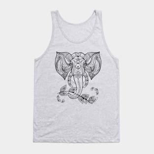 Indian elephant head Tank Top